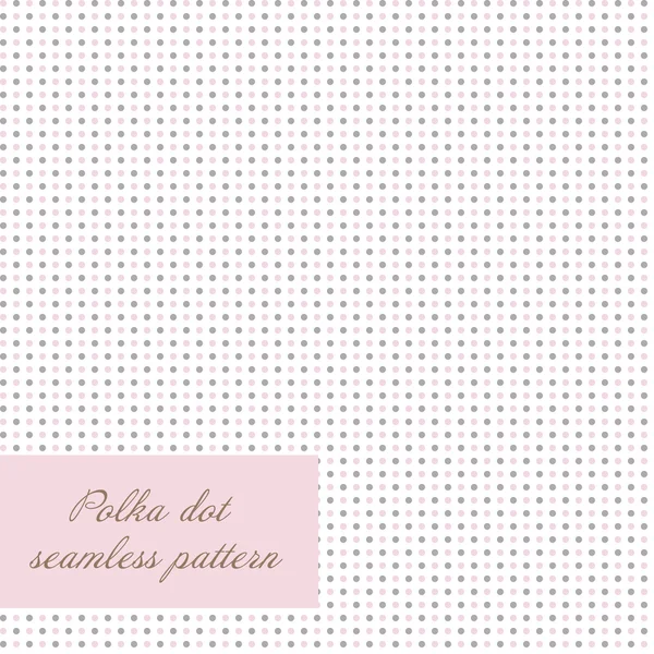 Nahtloser Polka Dot Hintergrund — Stockvektor