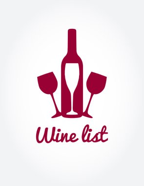 Wine list design templates with different wine bottles and glasses. vector Wine list design templates with different wine bottles and glasses. vector