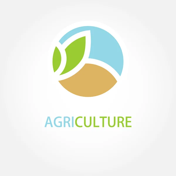 Signo vectorial Agricultura ecológica Greengrocer — Archivo Imágenes Vectoriales