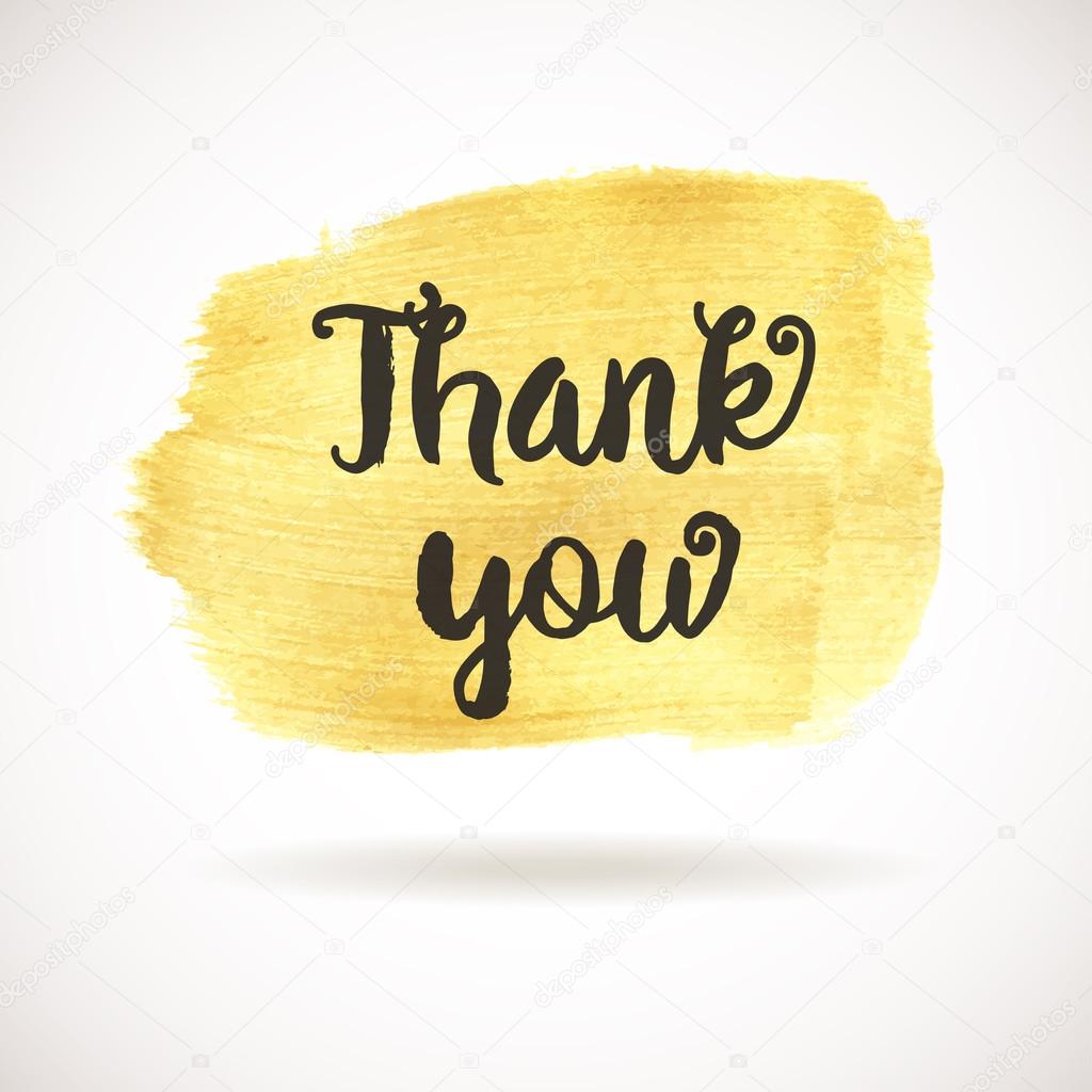 Dank u. Inspirerende motiverende citaat — Stockvector