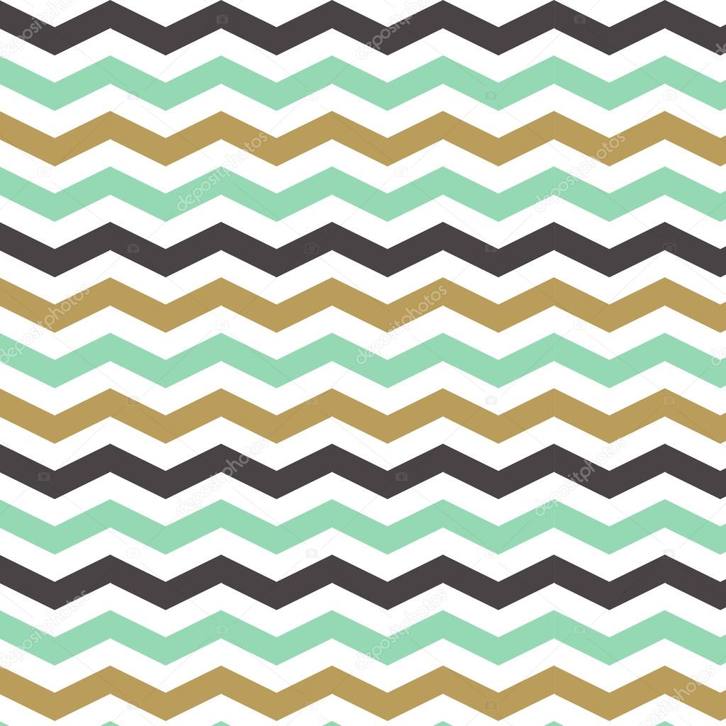 Seamless Zigzag Pattern in pastel colors. Vector illustration.