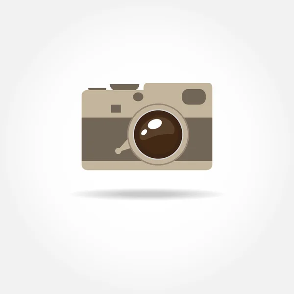 Logotipo da câmera abstrata.Ícone da câmera em formato vetorial . — Vetor de Stock