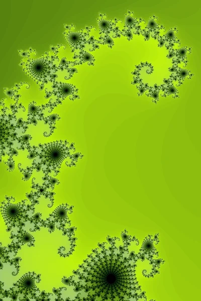 Fondo fractal verde — Foto de Stock