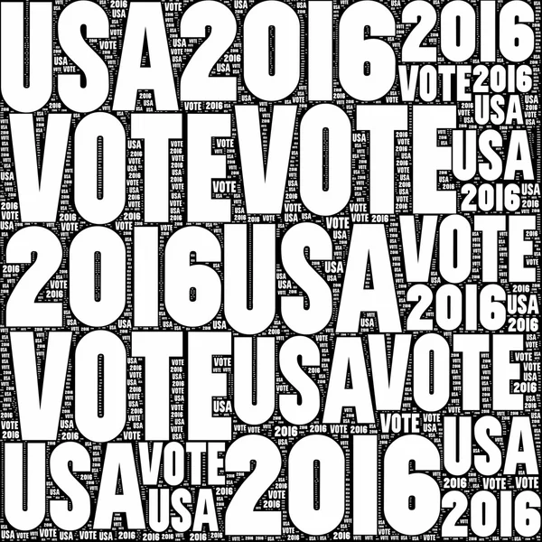 Голосуйте за США 2016 — стоковое фото