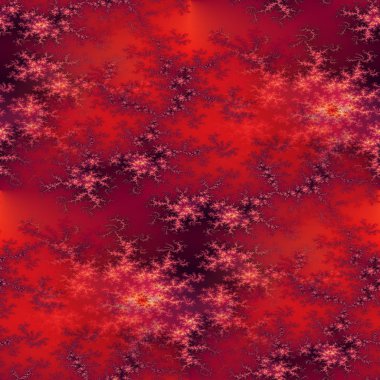 Sorunsuz fraktal kırmızı