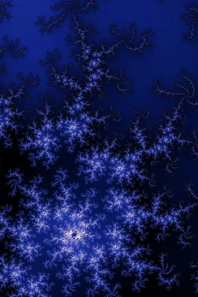 Dark Blue Fractal — Stock Photo, Image