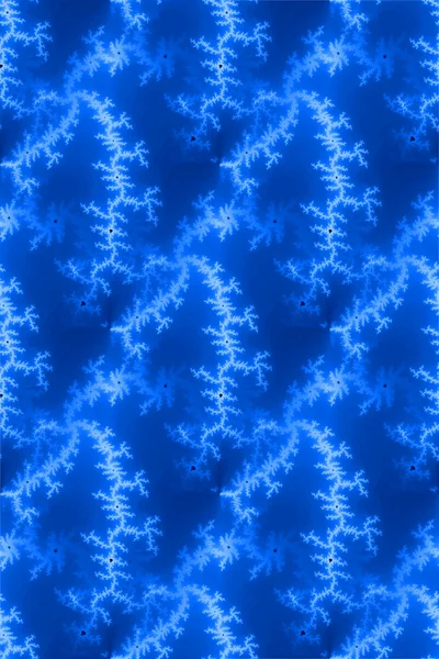 Naadloze Fractal Blue Stockafbeelding