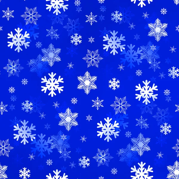 Światło niebieskie płatki śniegu — Zdjęcie stockowe