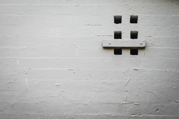 Janelas da prisão — Fotografia de Stock