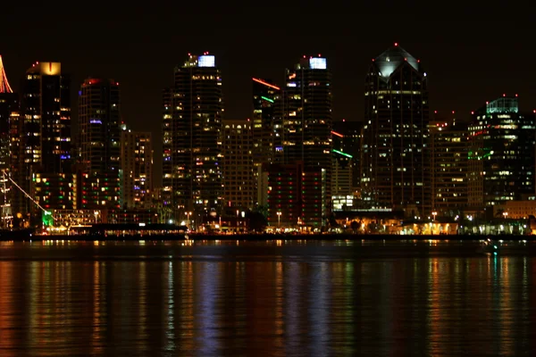 Noche en San Diego Skyline —  Fotos de Stock