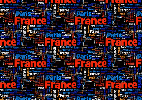 Francia Parigi Terrore — Foto Stock