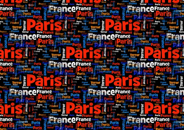 Parigi Francia Terrore — Foto Stock