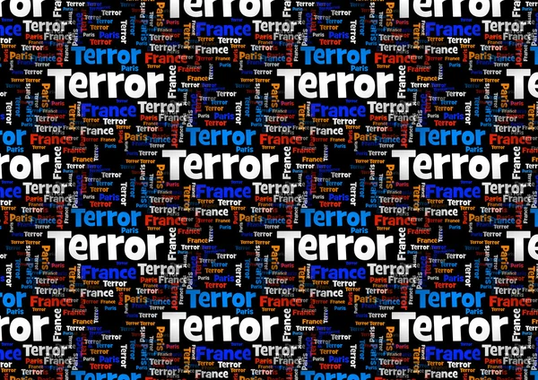 Terror France Paris — Stock Photo, Image