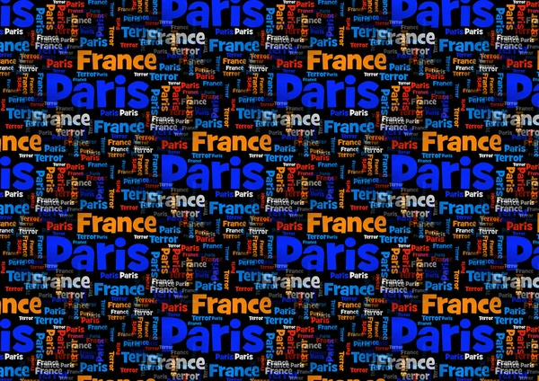 巴黎法国恐怖 免版税图库照片