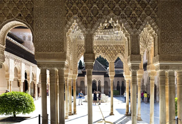 Tribunal de Alhambra dos Leões — Fotografia de Stock