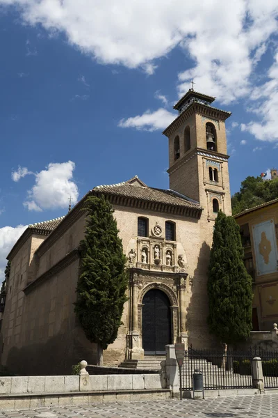 Granada kostel Saint Anne a Saint Gil — Stock fotografie