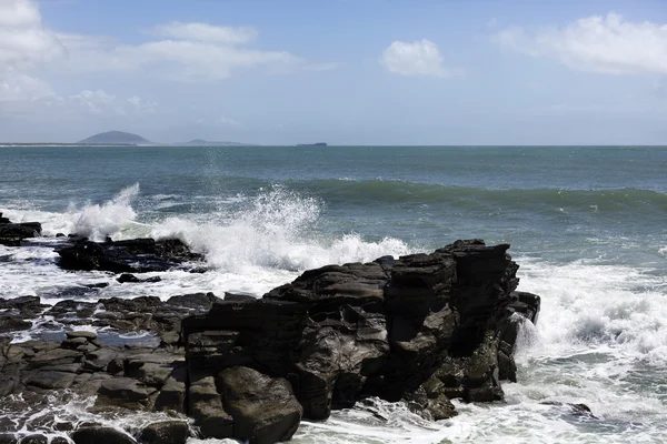 Litorale roccioso Mooloolaba — Foto Stock