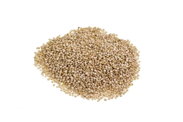 Quinoa pe un fundal alb — Fotografie, imagine de stoc