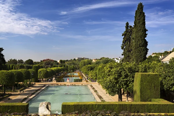 Alcazar-Gärten von Cordoba — Stockfoto