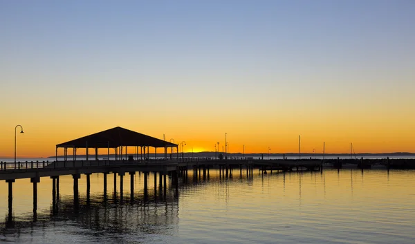 Redcliffe Jetty en Sunsire —  Fotos de Stock