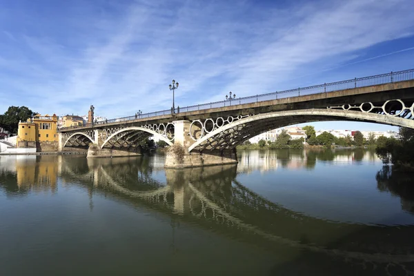 Mostu Triana Sevilla — Stock fotografie