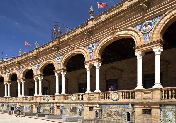 Sevilla Plaza de España — Foto de Stock