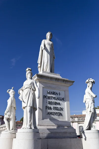 Estátua da Rainha Maria Queluz — Fotografia de Stock