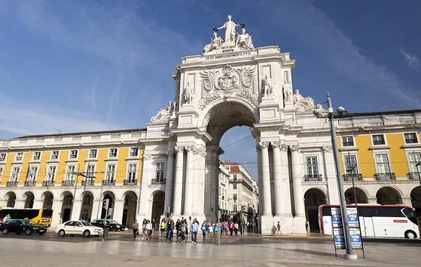 Lissabon Rua Augusta Arch — Stockfoto