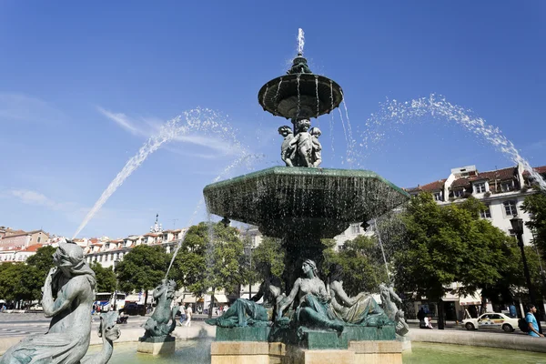 リスボンのロシオ広場 — ストック写真