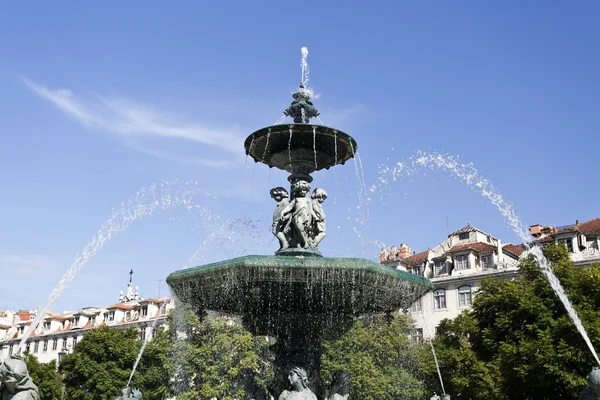リスボンのロシオ広場 — ストック写真