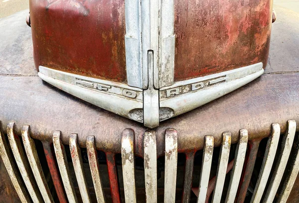 Oldtimer Ford Ton Pickup Built Circa 1945 Usa Full Width — Stock Photo, Image