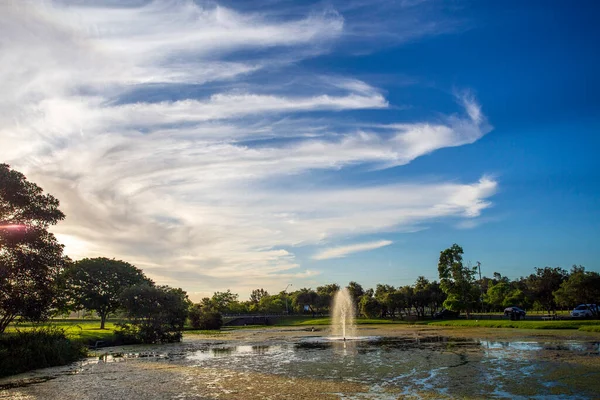 Vista Del Lago Alford Parque Recreativo Entrada Sur Ciudad Gympie — Foto de Stock