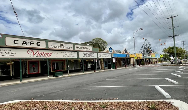 Vista Rua Principal Woodford Cidade Criada 1841 Localizada Noroeste Brisbane — Fotografia de Stock