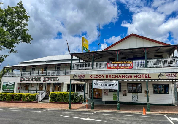 Vista Rua Principal Kilcoy Cidade Criada 1841 Localizada Noroeste Brisbane — Fotografia de Stock