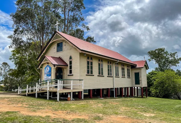 Vue Église Catholique Michael Construite 1909 Dans Ville Rurale Kilcoy — Photo