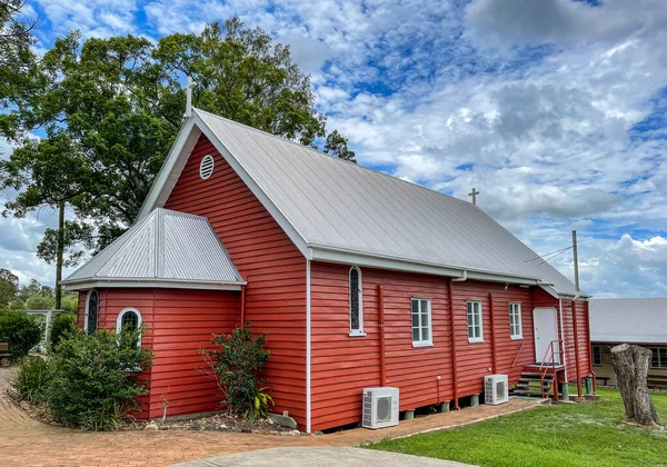 Vue Église Anglicane Mary Construite 1898 Dans Ville Rurale Kilcoy — Photo