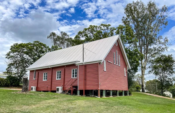 Vista Igreja Anglicana Santa Maria Construída 1898 Cidade Rural Kilcoy — Fotografia de Stock