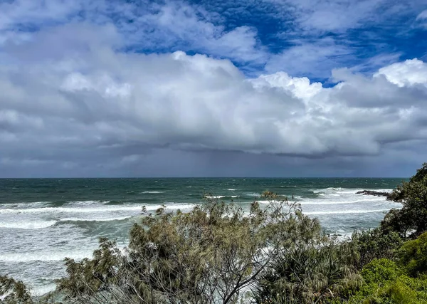 Vista Promontório Rochoso Point Perry Que Marca Extremo Sul Bela — Fotografia de Stock