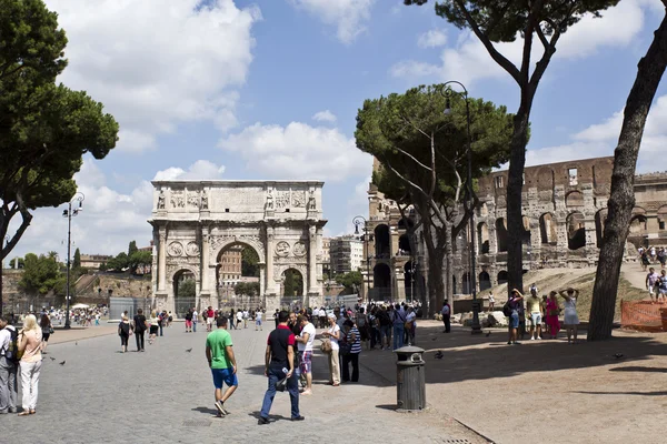 Die Plage des Tourismus — Stockfoto