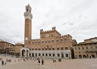 Siena 'daki Palazzo Pubblico' da