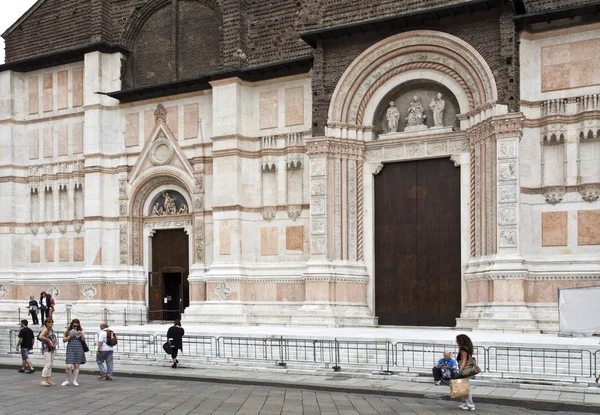 Bologna Basilica de San Petronio — Stockfoto