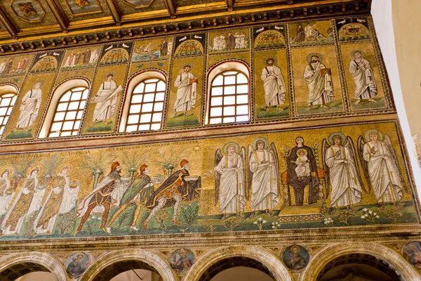 Ravenna Mosaicos de Saint Apollinare Nuovo — Fotografia de Stock