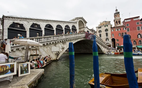 Rialto-Brücke von Venedig — Stockfoto