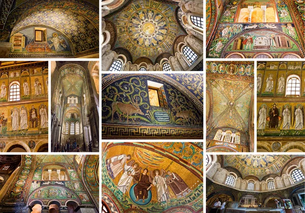 Ravennai mozaikok Stock Kép