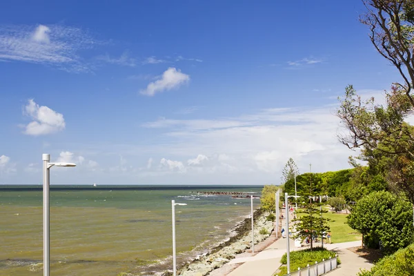 Costa do Redcliffe em um dia ensolarado — Fotografia de Stock