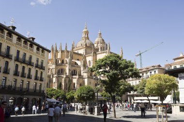 Segovia Plaza Mayor ve Katedrali