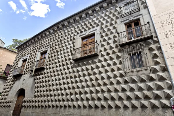 Segovia-Casa de los Picos — Fotografia de Stock