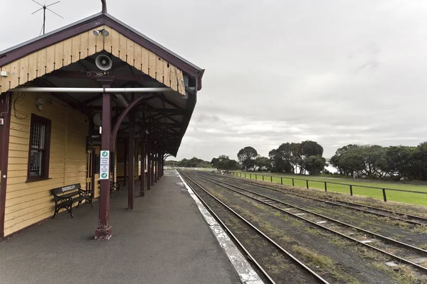 Estação ferroviária de Queenscliff — Fotografia de Stock