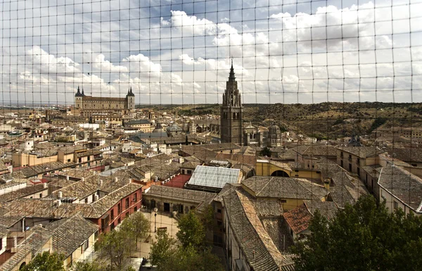 Panoráma města staré město Toledo — Stock fotografie