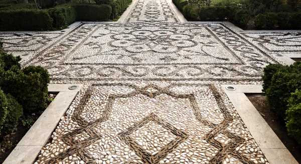 Alhambra Pebble Mosaic — Stock Photo, Image
